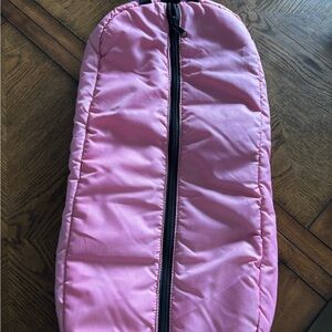 Pink Padded Zipper Bridle Bag